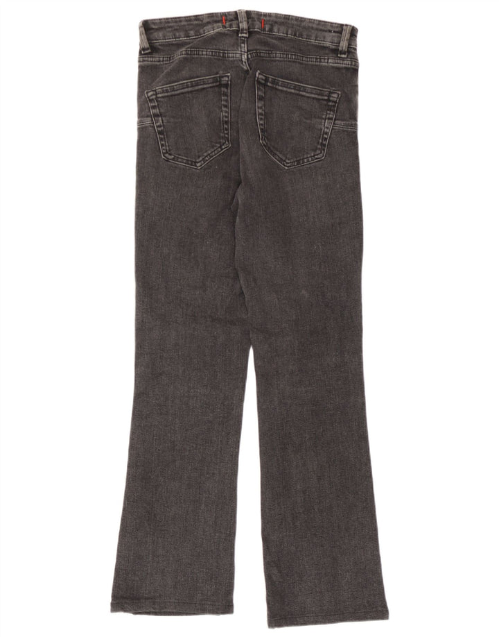Zara Jeans Bootcut Femme EU 36 XS W26 L27 Gris Coton