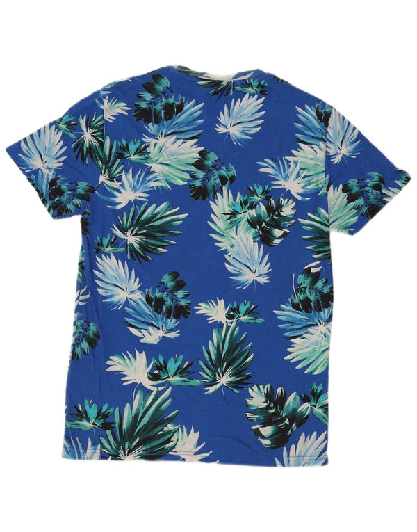 Superdry T-Shirt Graphique Homme Grand Bleu Floral Hawaïen