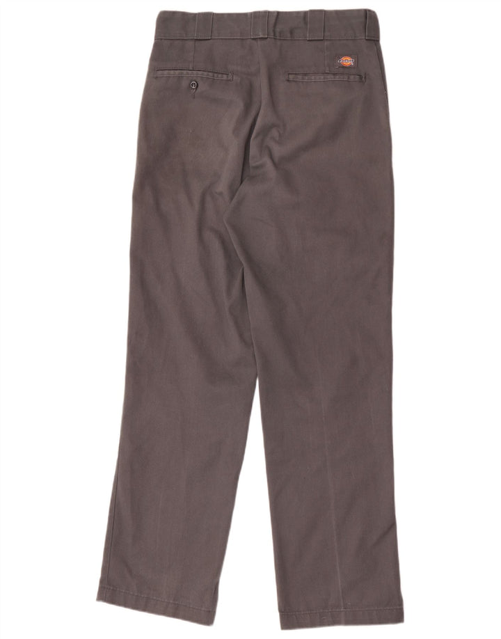 Dickies Pantalon Chino Droit Homme W32 L32 Gris Polyester