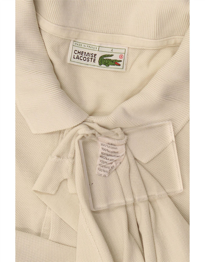 Lacoste Polo Homme Taille 4 Coton Beige Moyen