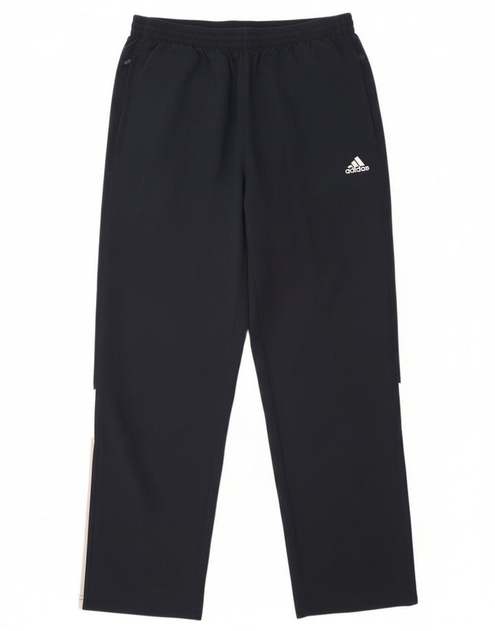 Adidas Pantalon de survêtement pour homme Large Bleu Marine Colorblock Polyester
