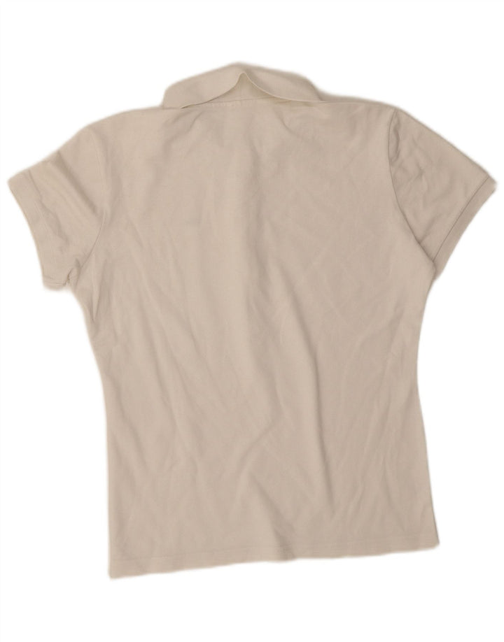Lacoste Polo Femme UK 14 Grand Blanc