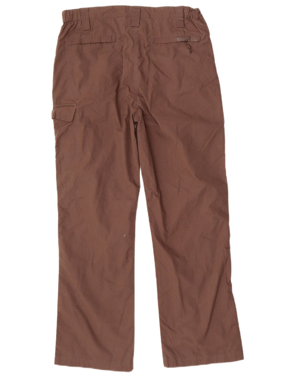 Mountain Warehouse Pantalon cargo droit pour femme UK 10 Small W30 L29 Marron