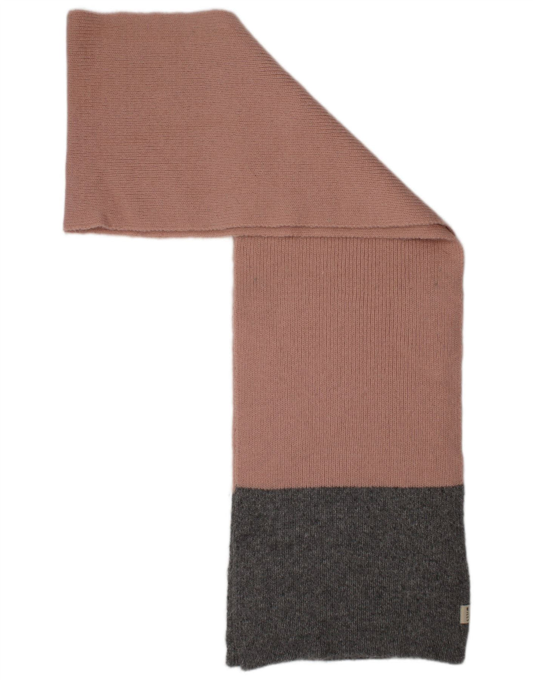Jack Wills Écharpe rectangulaire en tricot pour femme Taille unique Rose Colorblock