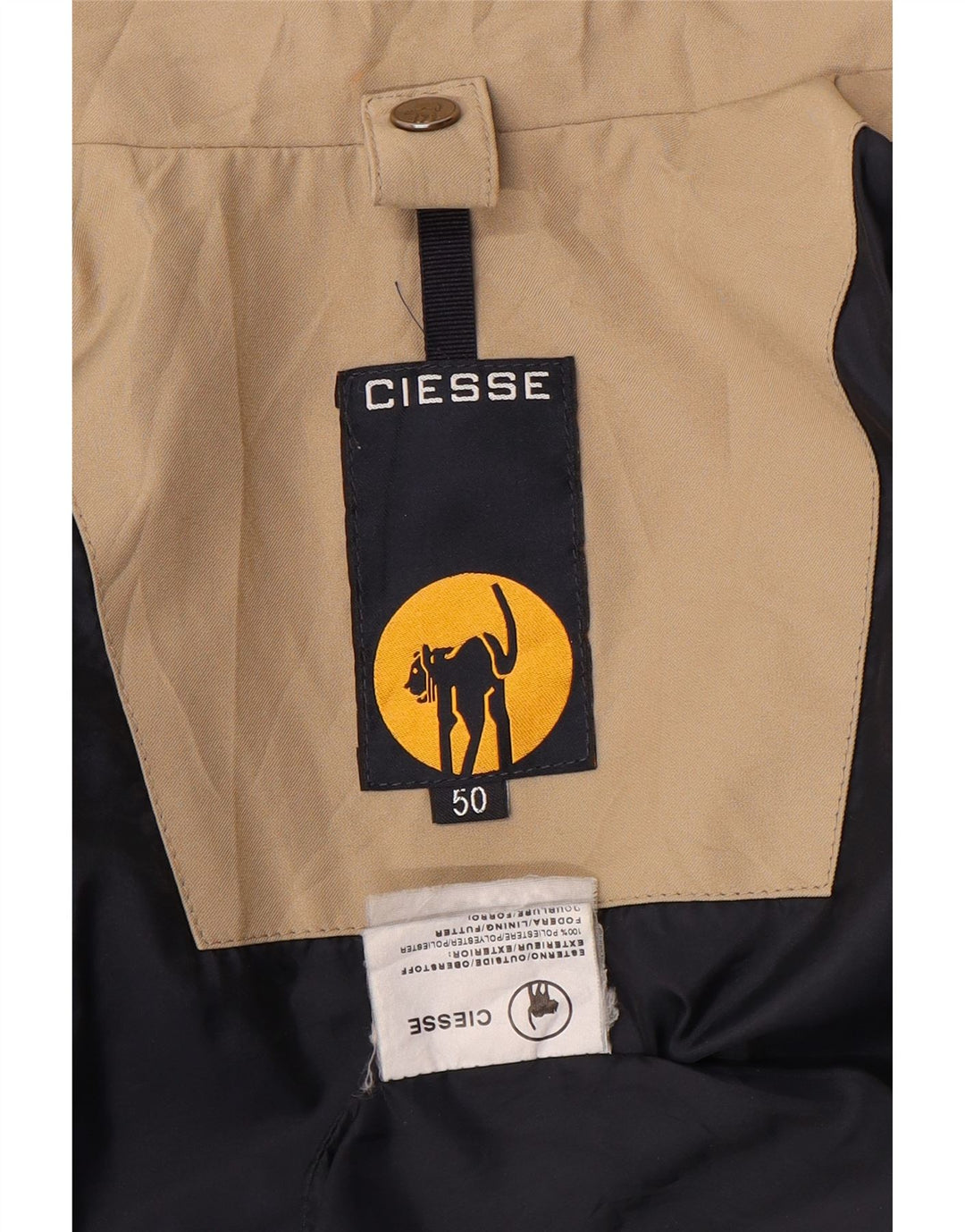 CIESSE PIUMINI Veste utilitaire coupe ample pour homme IT 50 Beige moyen Polyester