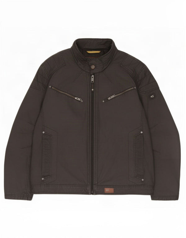 Camel Active Veste coupe-vent pour homme EU 58 2XL Noir Coton