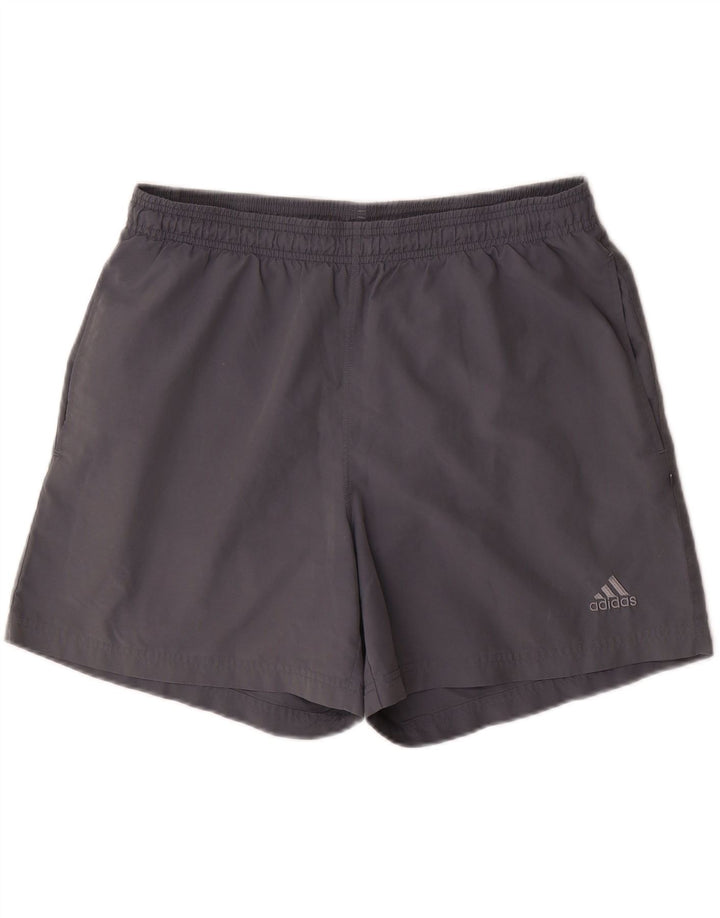 Adidas Short de sport pour homme Large Gris Polyester