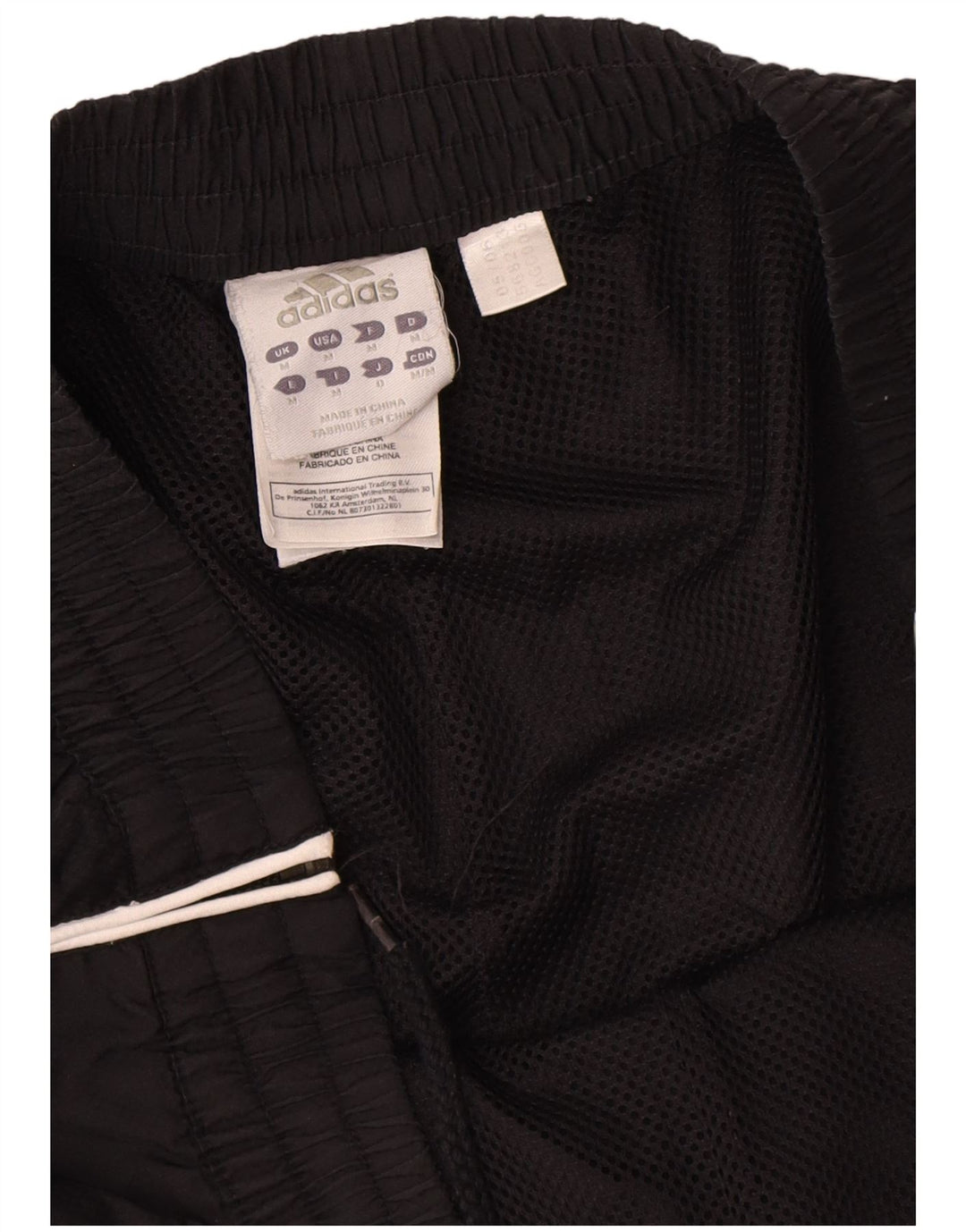 Adidas Pantalon de survêtement pour homme Noir moyen Polyester colour block