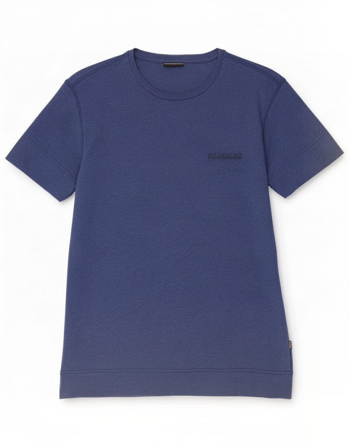 Napapijri T-Shirt Homme Top Petit Bleu Coton