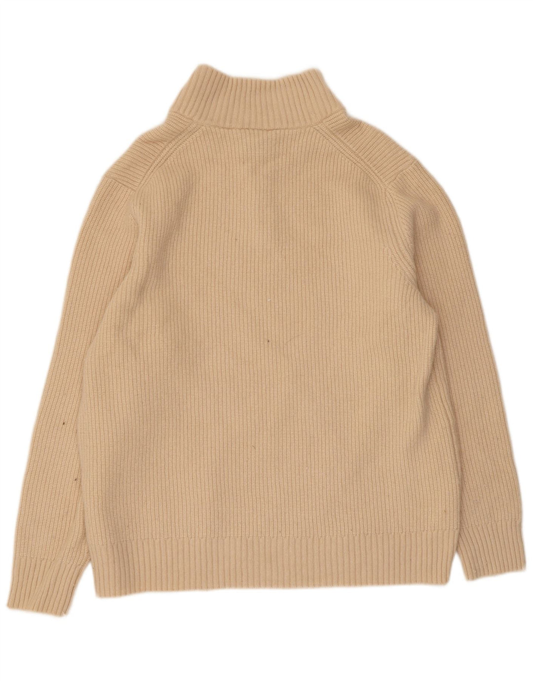 Lyle & Scott Pull col zippé pour homme XL Beige