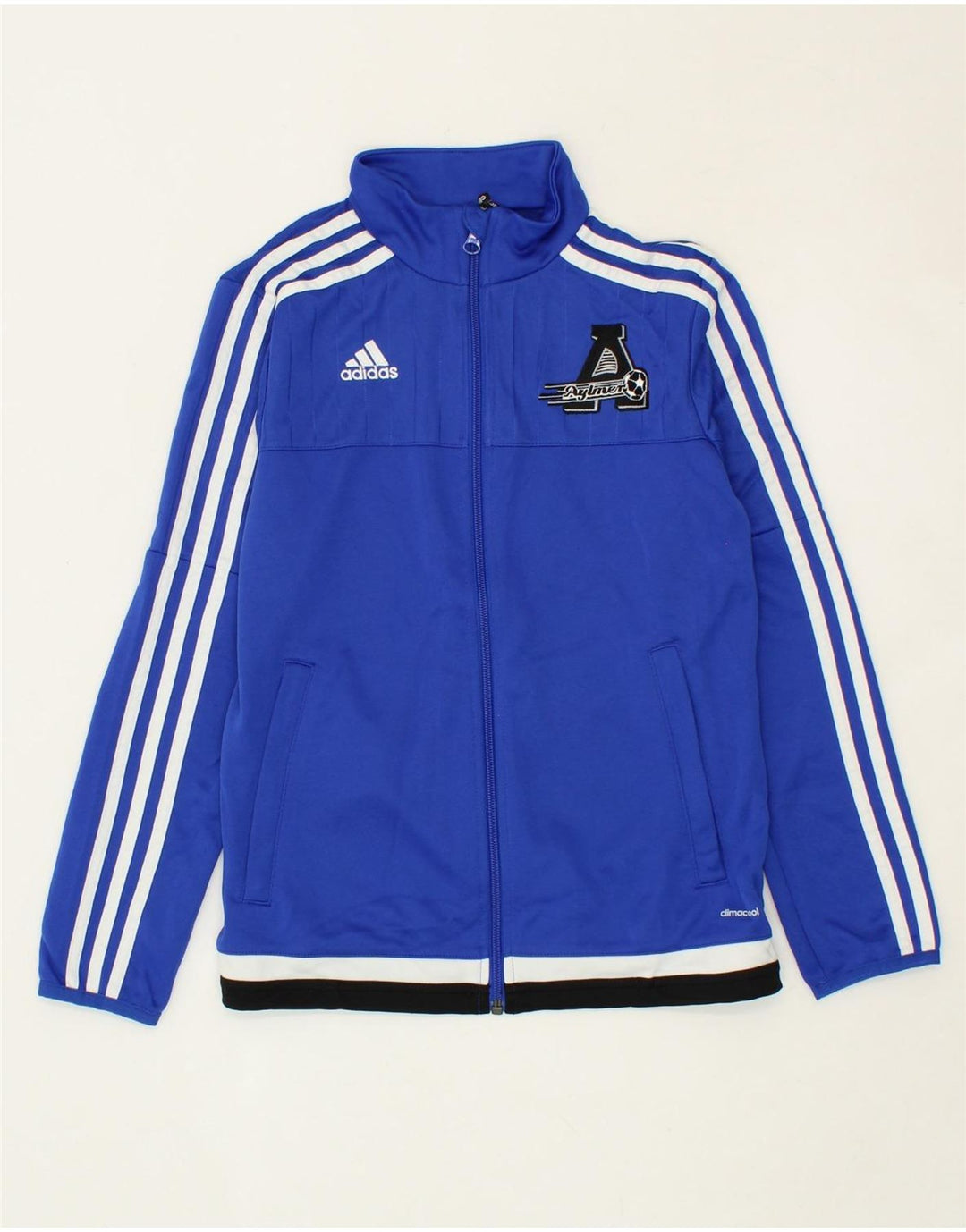ADIDAS Boys Climacool Tracksuit Top Jacket 11-12 Years Blue Polyester Vintage Adidas and Second-Hand Adidas from Messina Hembry 