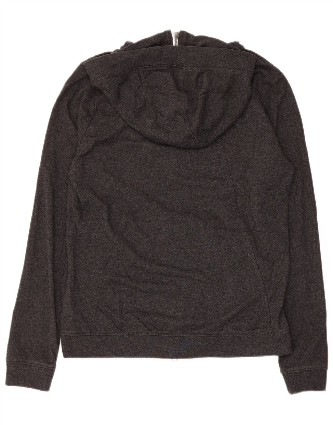 Nike Pull à capuche zippé pour femme UK 12 Gris moyen Polyester
