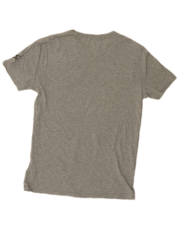 Gap Homme Rome Graphic T-Shirt Top Petit Gris Moucheté Coton