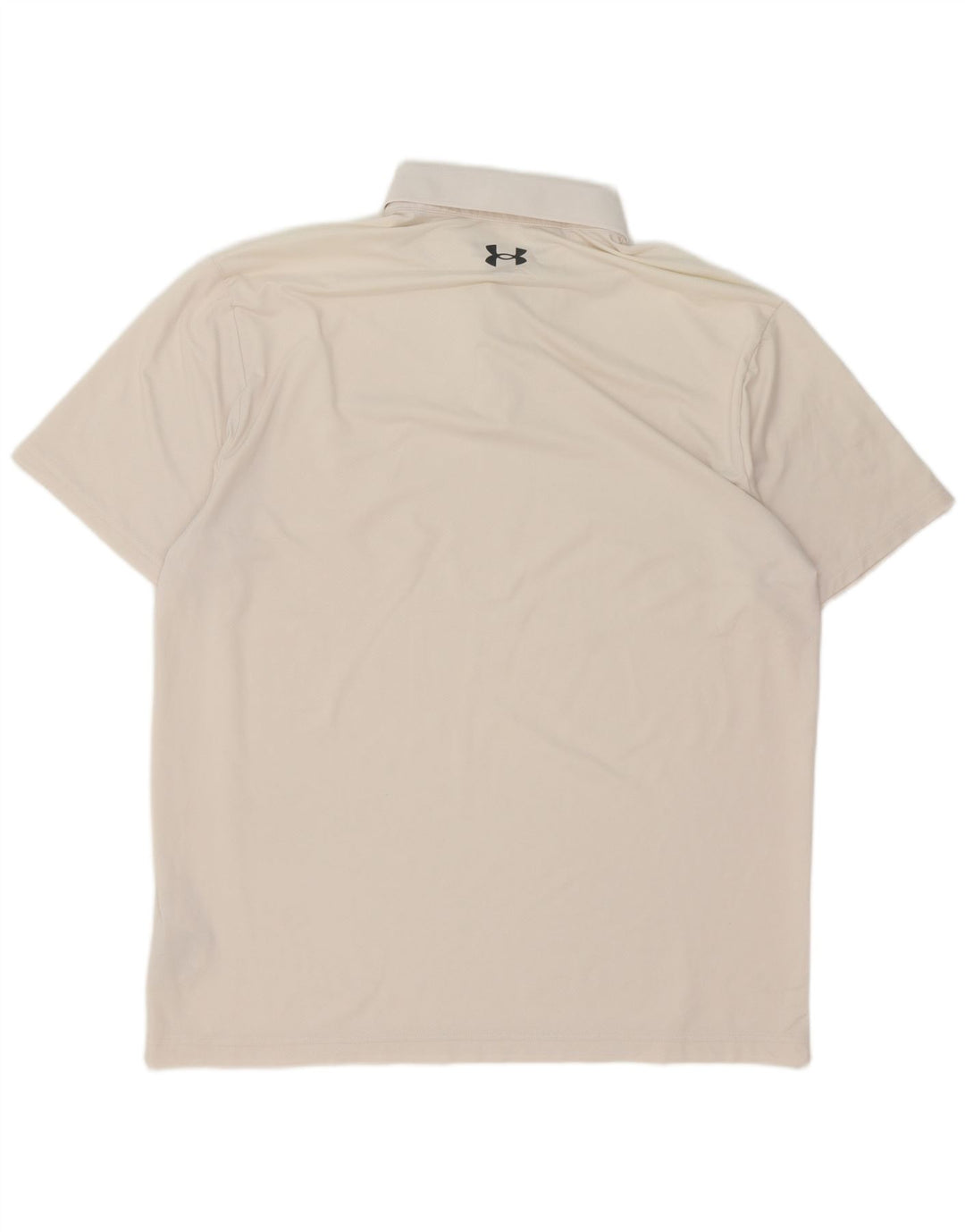 Under Armour Mens Polo Shirt XL White Polyester