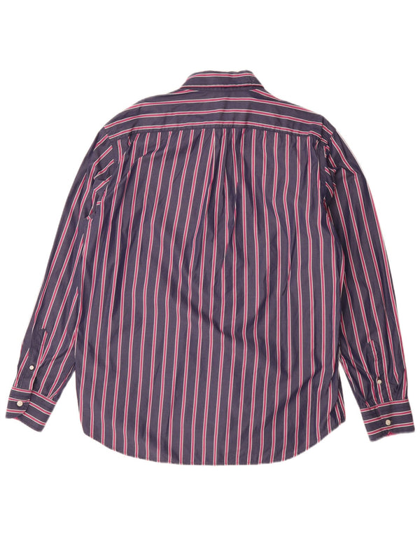 Harmont & Blaine Chemise Homme 2XL Bleu Marine Rayé Coton