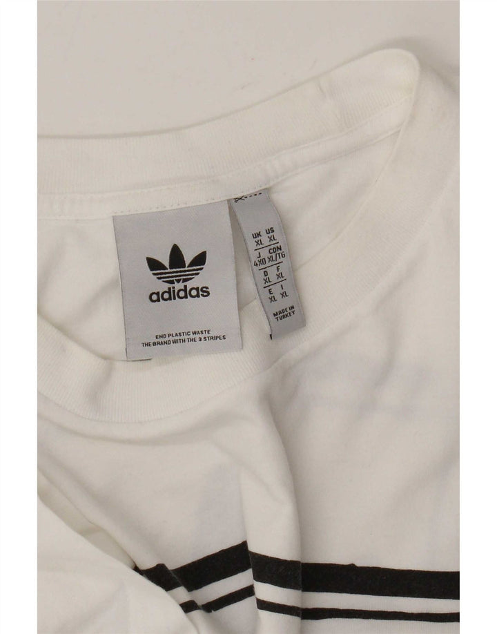 Adidas T-shirt graphique pour homme XL Blanc