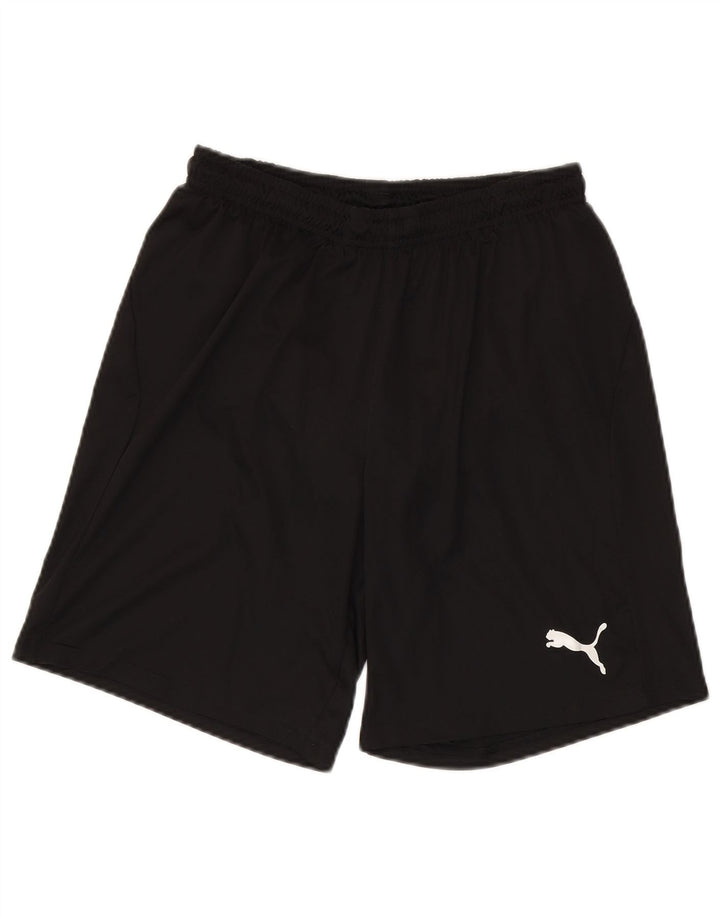 Puma Short de Sport Homme Noir Moyen Polyester