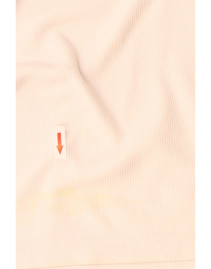 Reebok T-Shirt Femme UK 12 Medium Blanc Polyester