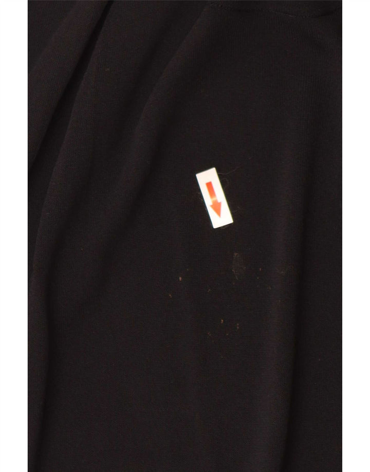 Zara T-shirt surdimensionné pour femme UK 16 Large Noir