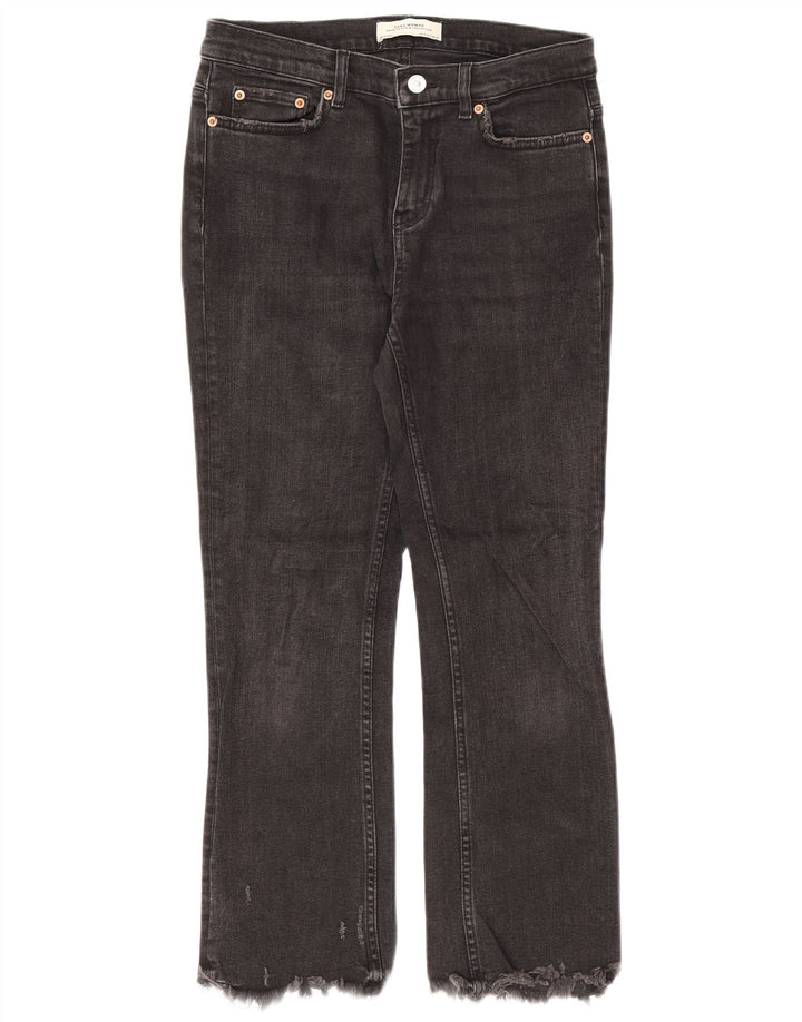 Zara Jean Bootcut Femme EU 36 XS W26 L25 Noir