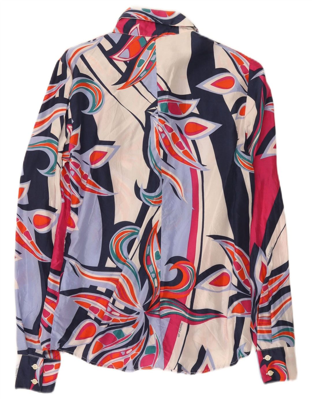GF Ferre Chemisier Femme IT 42 Soie Florale Multicolore Moyenne