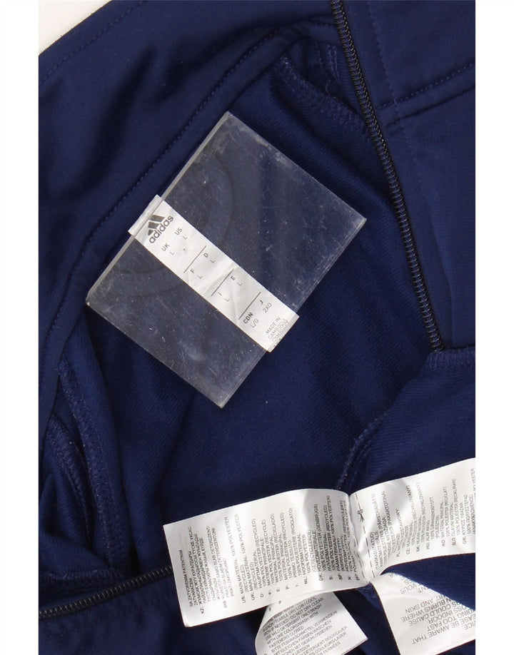 ADIDAS Veste de survêtement pour homme Taille L Bleu marine