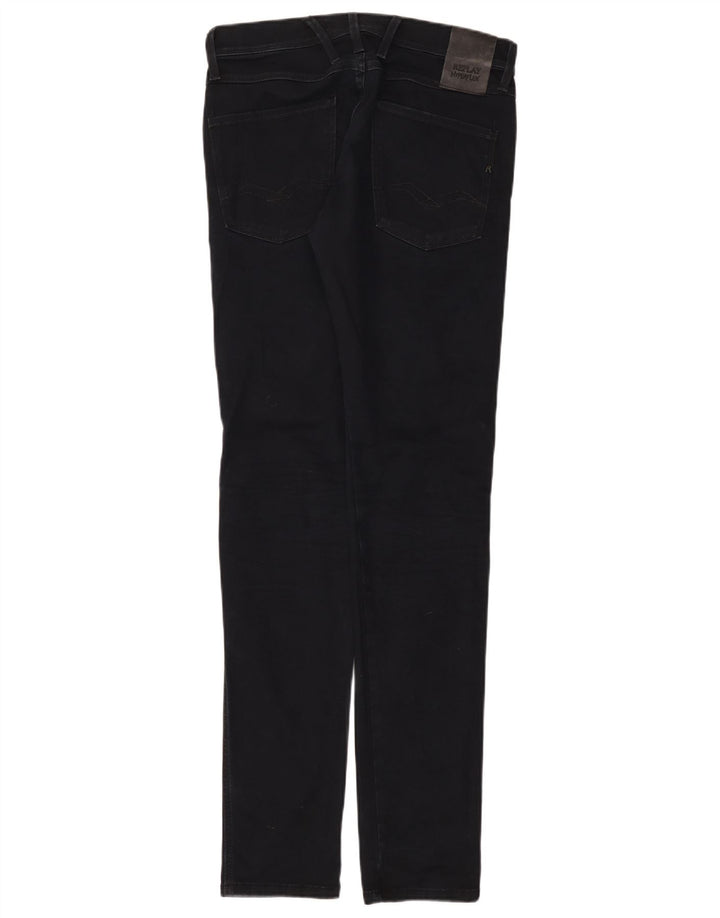 Replay Jean Slim Homme W31 L34 Bleu Marine Coton
