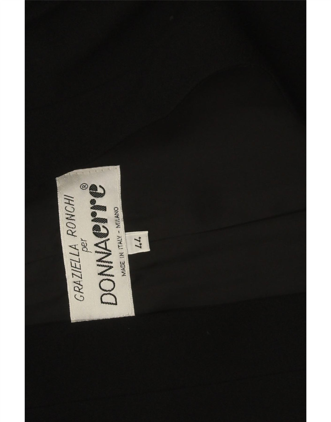 vintage Femme 1 Bouton Blazer Veste IT 44 Moyen Noir