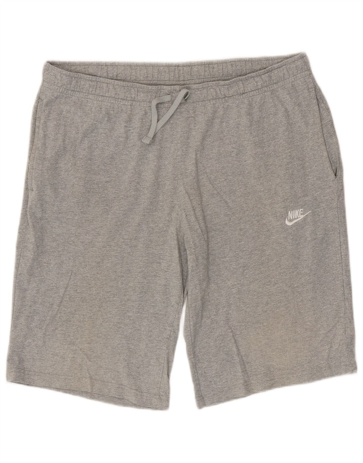 Nike Short de sport pour homme XL en coton gris