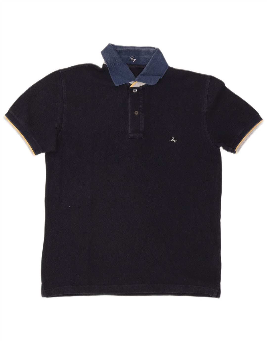 Fay Polo Rugby Homme Bleu Marine Moyen Coton