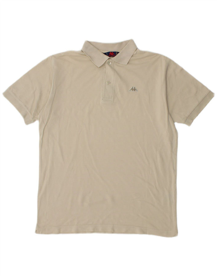 Kappa Polo Homme Petit Beige Coton