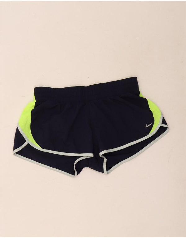 Nike Short de sport ample Dri Fit pour femme UK 14 Large Bleu marine