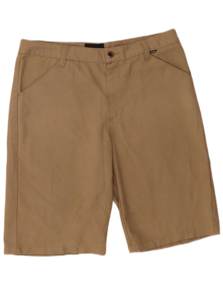 Hurley Short décontracté pour homme W34 Large Beige Polyester