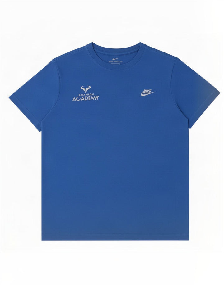 Nike Homme Rafa Graphic T-Shirt Haut Bleu Moyen Coton