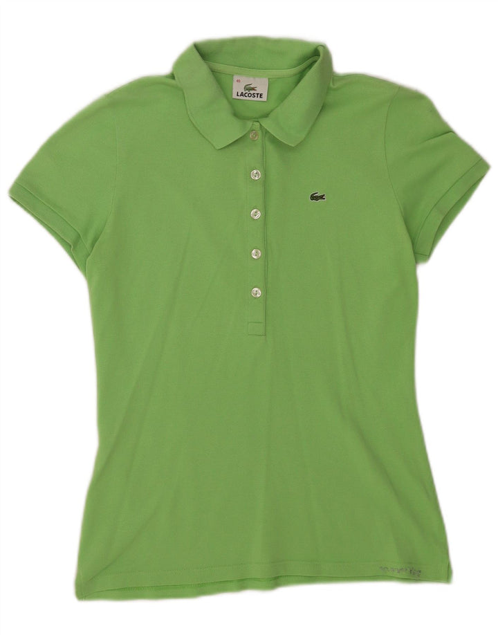 Lacoste Polo Femme Taille 40 Coton Vert Moyen