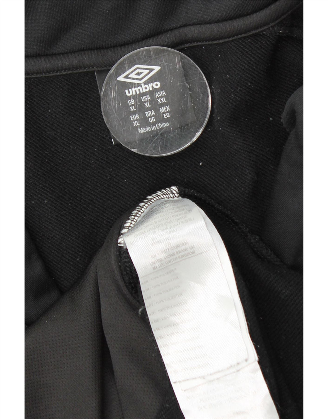Umbro Veste de Survêtement Graphique Homme XL Noir Polyester