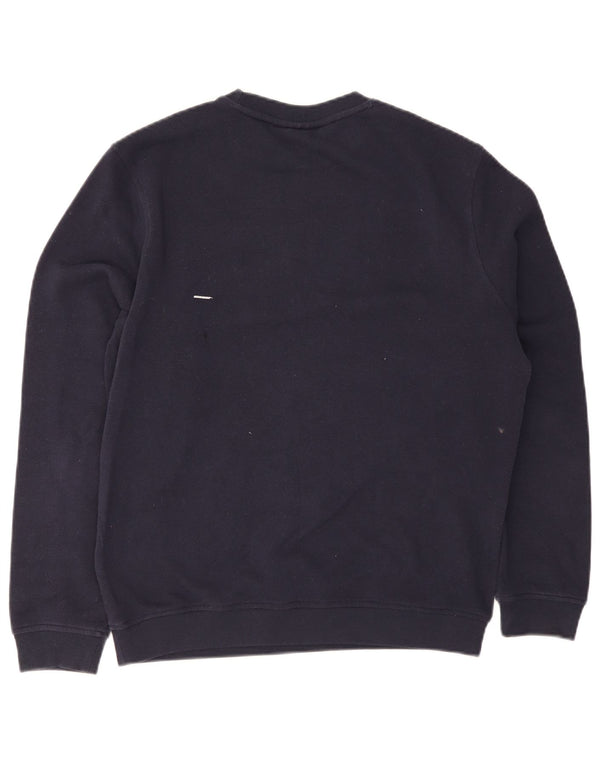 Calvin Klein Sweat-Shirt Homme Bleu Marine Moyen Coton