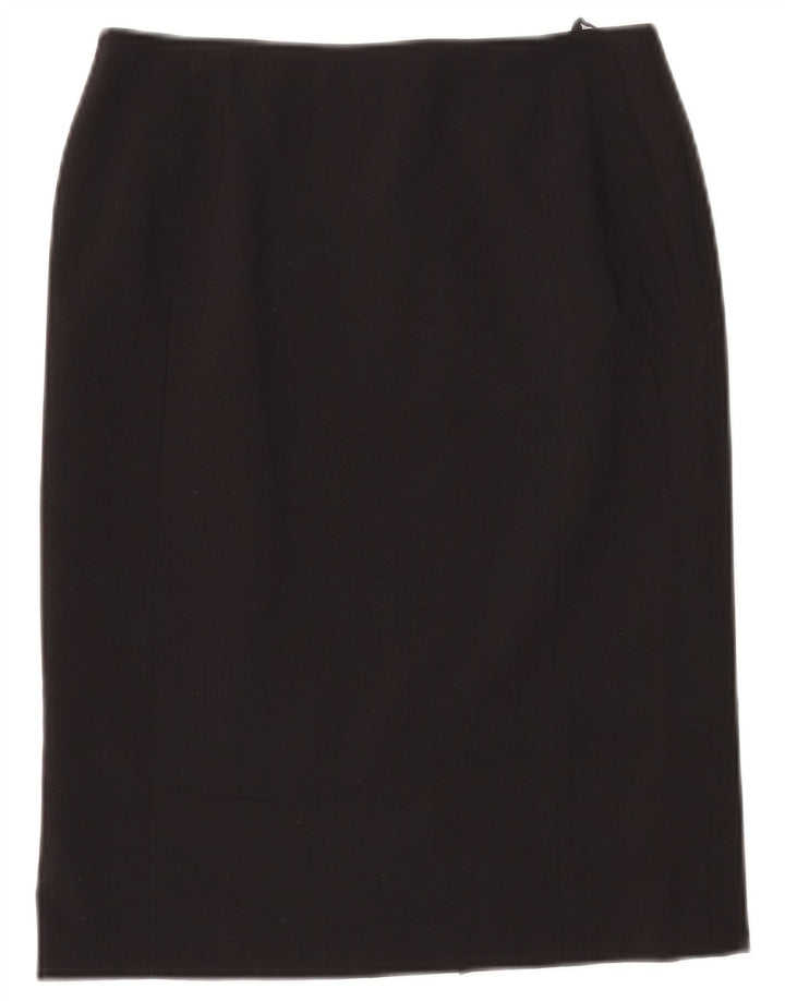 Basler Femmes Jupe Droite W28 Moyen Noir