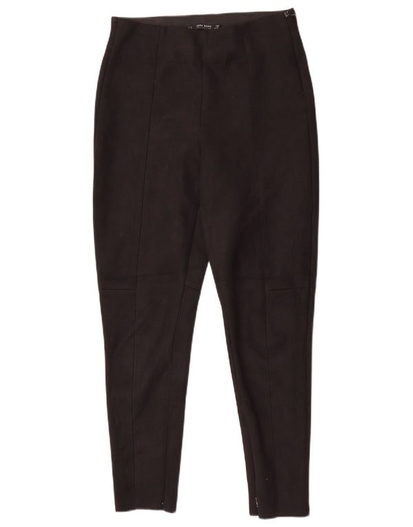 Zara Pantalon décontracté skinny pour femme Medium W28 L27 Noir