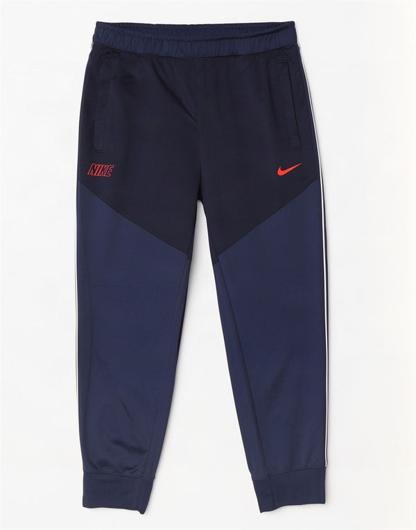 Nike Pantalon de survêtement graphique pour homme Bleu marine moyen Colourblock