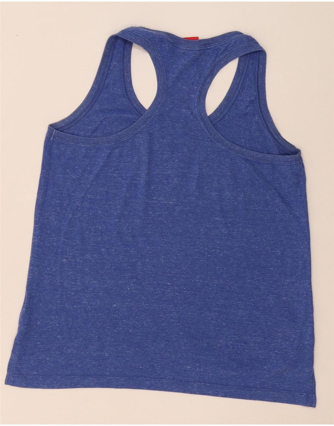 Nike Débardeur Femme UK 10 Petit Bleu Moucheté
