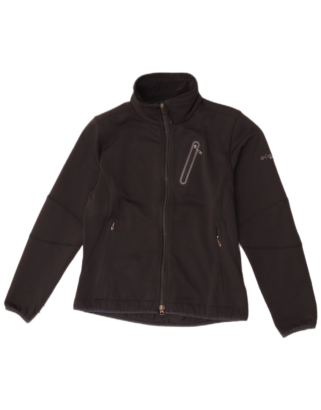 Columbia Femmes Liner Survêtement Top Veste UK 12 Moyen Noir Polyester