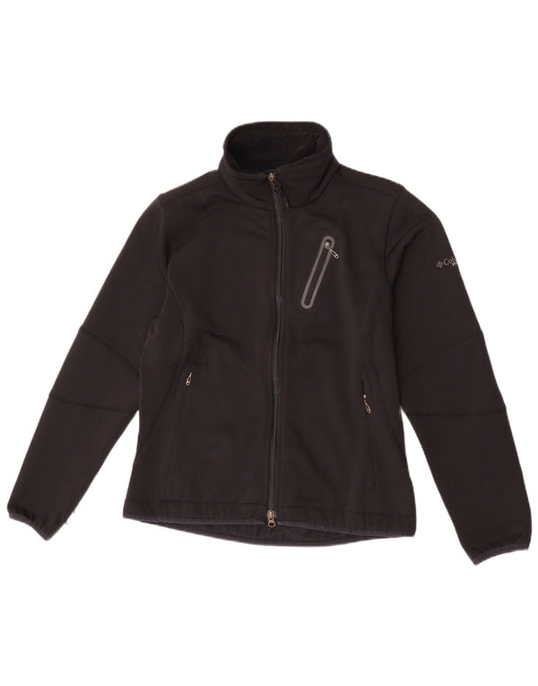 Columbia Femmes Liner Survêtement Top Veste UK 12 Moyen Noir Polyester
