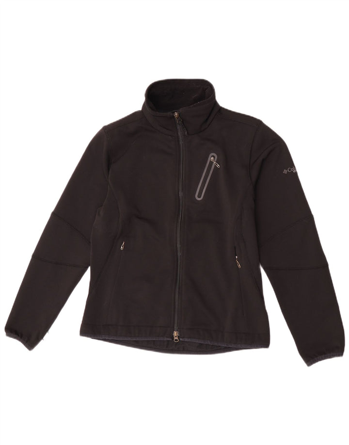 Columbia Femmes Liner Survêtement Top Veste UK 12 Moyen Noir Polyester