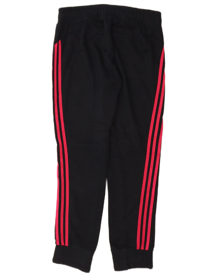 ADIDAS Pantalon de survêtement pour femme Joggers UK 12/14 Coton noir moyen
