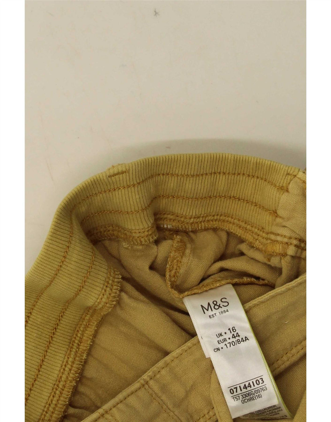 Marks & Spencer Short pour femme UK 16 Large W34 Lin kaki