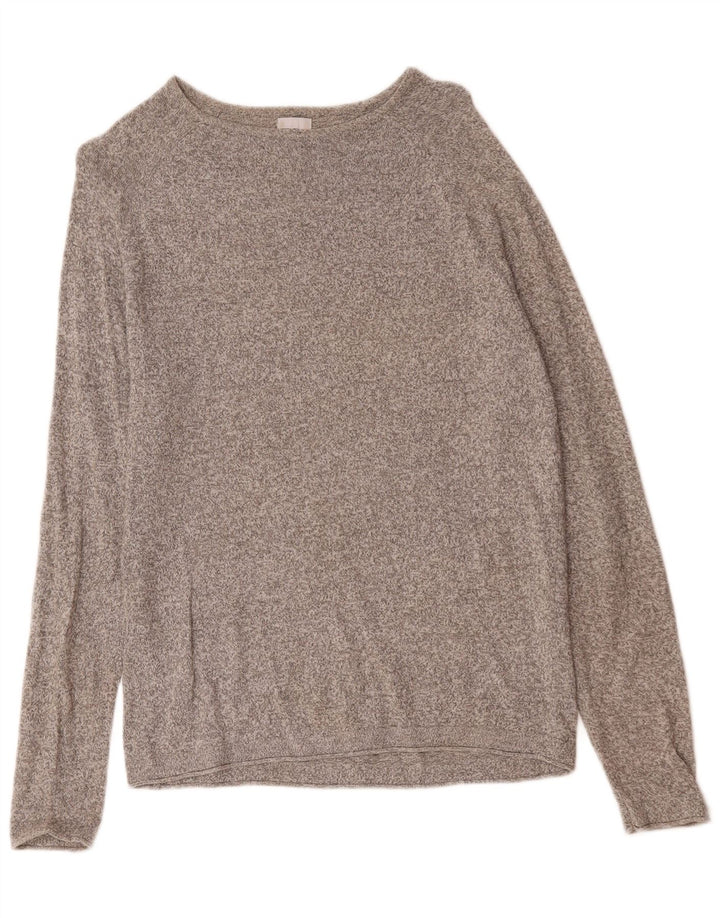 Zara Homme Top Manches Longues Large Gris Moucheté