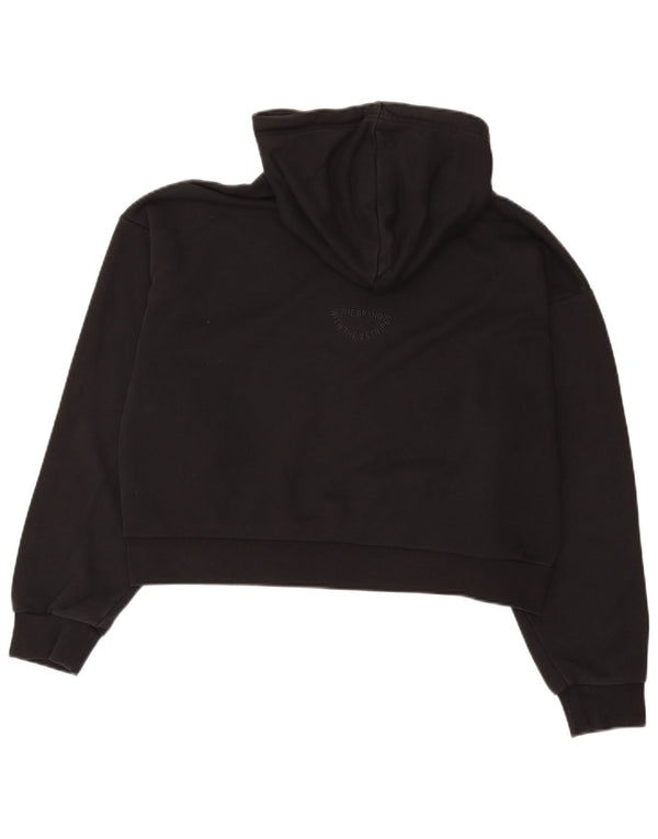 Adidas Pull à capuche surdimensionné pour femme UK 16/18 Grand coton noir
