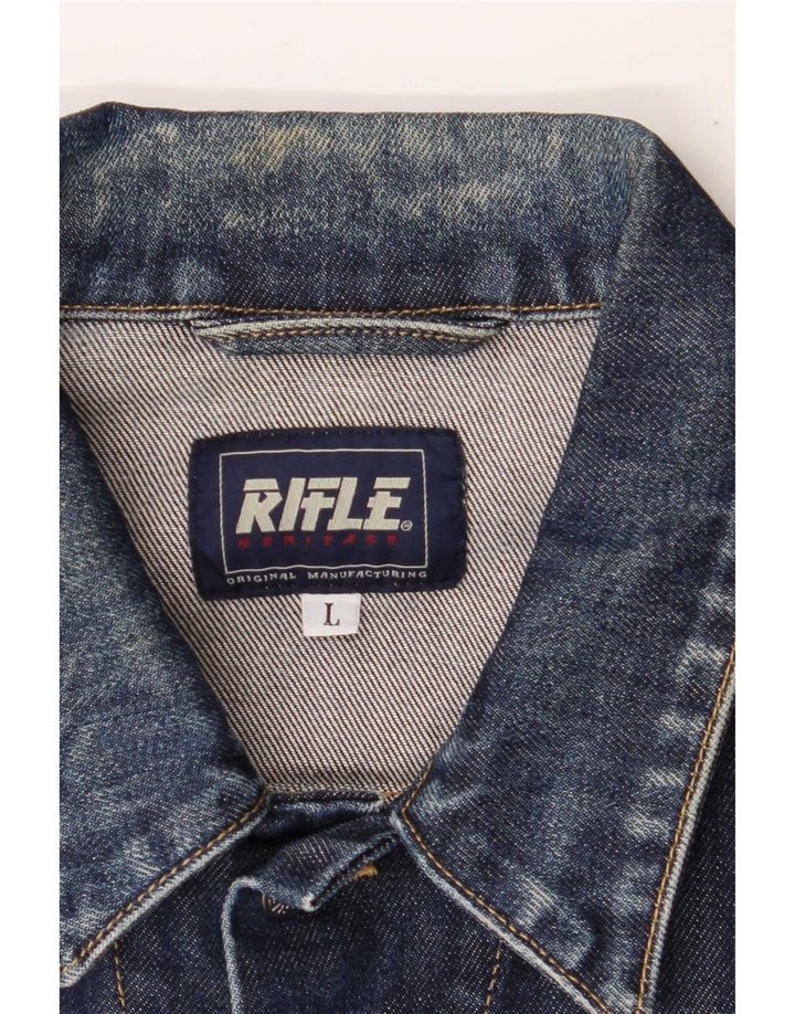 Rifle Veste en jean pour homme UK 40 Grand coton bleu