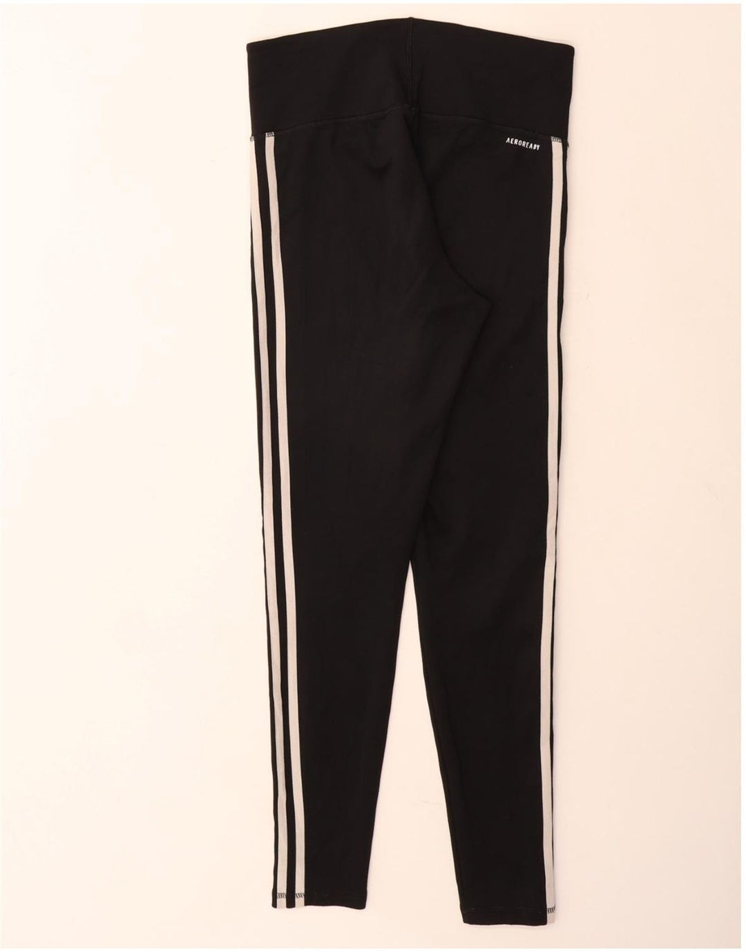 ADIDAS Leggings Aeroready pour femmes UK 12/14 Polyester noir moyen